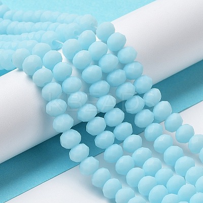Glass Beads Strands EGLA-A034-P3mm-MD06-1