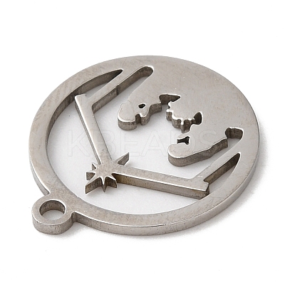 Non-Tarnish Christmas 201 Stainless Steel Pendants X-STAS-D053-04P-1