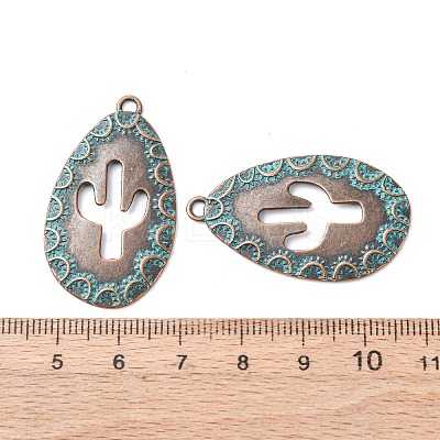 Tibetan Style Alloy Pendants FIND-B055-02C-1