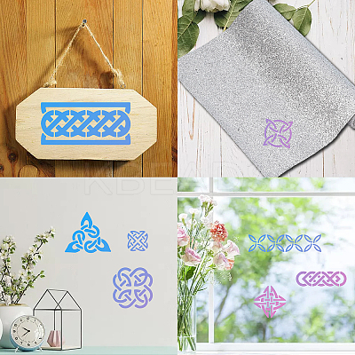 Stainless Steel Cutting Dies Stencils DIY-WH0238-135-1