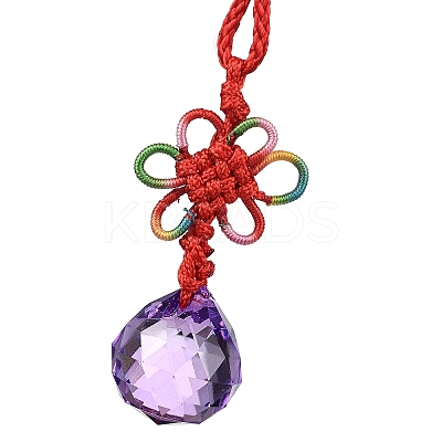 Glass Round Ball Hanging Ornaments LS-HJEW-Z006-01B-1