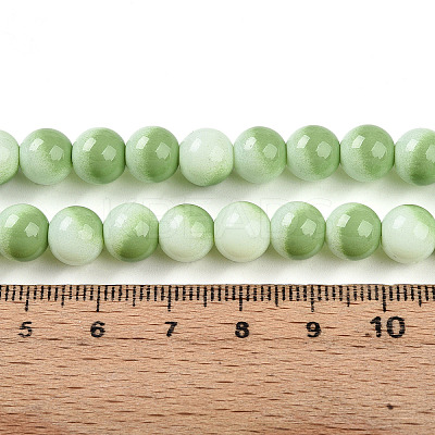 Baking Paint Glass Beads X1-DGLA-N012-8mm-04-1