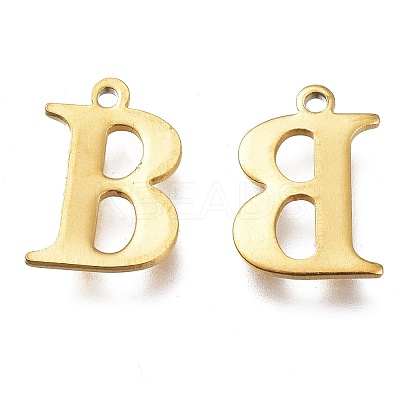 PVD Vacuum Plating  304 Stainless Steel Charms STAS-H112-B-G-1