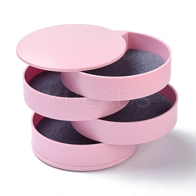 4-Layer Rotating Travel Jewelry Tray Case OBOX-O005-01A-1
