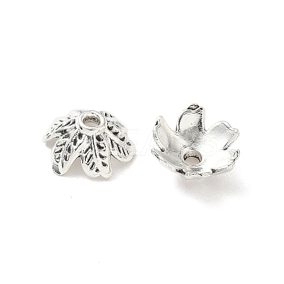 Tibetan Style Alloy Bead Caps FIND-B050-02AS-02-1