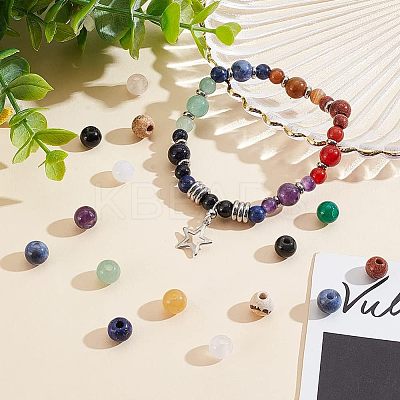 Natural & Synthetic Mixed Gemstone Beads G-OC0003-87B-1