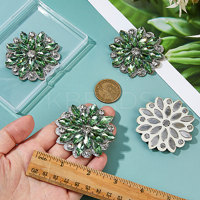 4Pcs Paillette and Rhinestone Accessories FIND-FH0012-19B-1