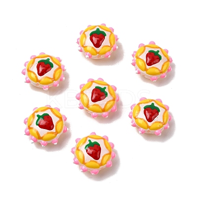 Baking Paint Glass Enamel Beads LAMP-K039-34M-1