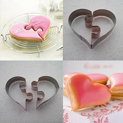 Tarnish Resistant 304 Stainless Steel Cookie Cutters DIY-E012-23-1