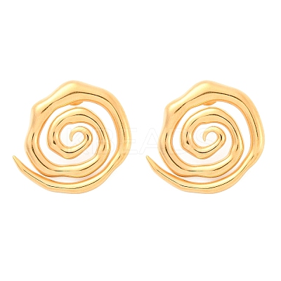 304 Stainless Steel Stud Earrings for Women LS-EJEW-K306-15G-1