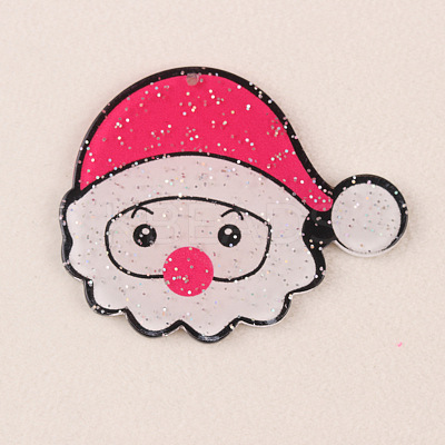 Christmas Themes Acrylic Pendants FIND-WH0817-160J-1