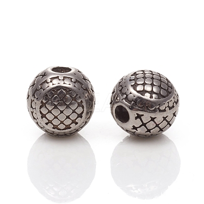 304 Stainless Steel Beads STAS-I134-07AS-1