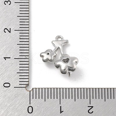 Brass Micro Pave Cubic Zirconia Pendants LS-KK-D283-15P-1