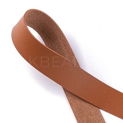Flat Single Face Imitation Leather Cords LC-WH0002-01E-1