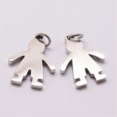 Tarnish Resistant 316 Surgical Stainless Steel Pendants STAS-K116-01P-A-1