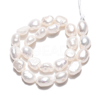 Natural Cultured Freshwater Pearl Beads Strands PEAR-N028-03-1