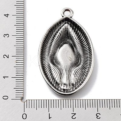 Tibetan Style Alloy Pendants TIBE-L012-019AS-1