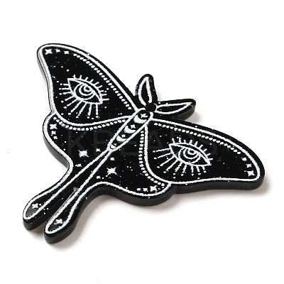 Halloween Theme Opaque Acrylic Pendants SACR-Z004-02-1