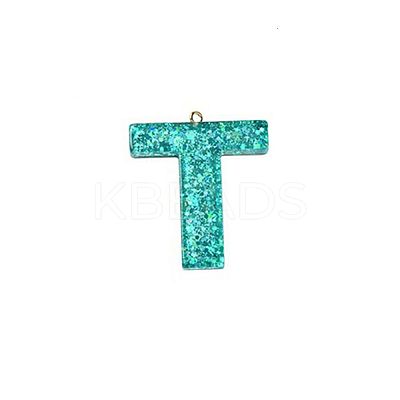 Transparent Epoxy Resin Pendants LS-CRES-YW0002-01T-1