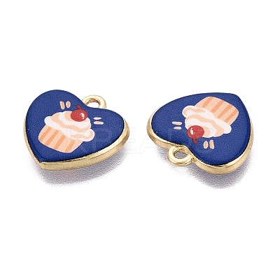Birthday Printed Alloy Pendants PALLOY-SZC0008-15F-1