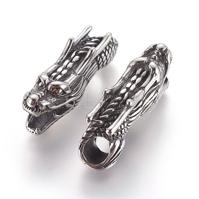 304 Stainless Steel Tube Beads STAS-P237-55AS-1