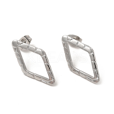 Non-Tarnish 304 Stainless Steel Stud Earrings for Women EJEW-I281-36P-1