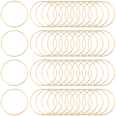 50Pcs Brass Linking Rings KK-SP0002-12B-1