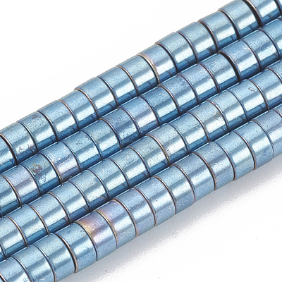 Electroplate Non-magnetic Synthetic Hematite Beads Strands G-T061-141A-1