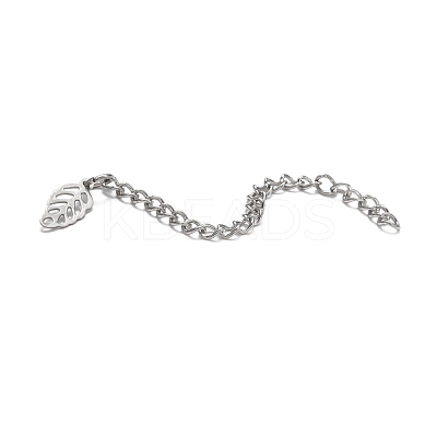 Tarnish Resistant 304 Stainless Steel Chain Extender X-FIND-JF00071-01-1