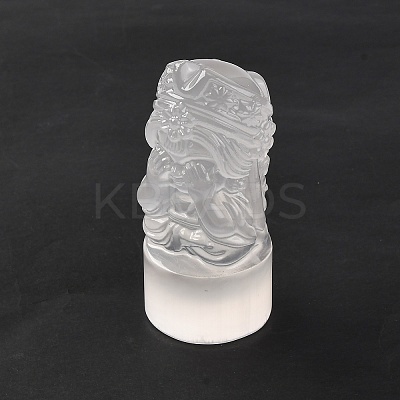 Natural Selenite Figurines DJEW-Q006-01I-1