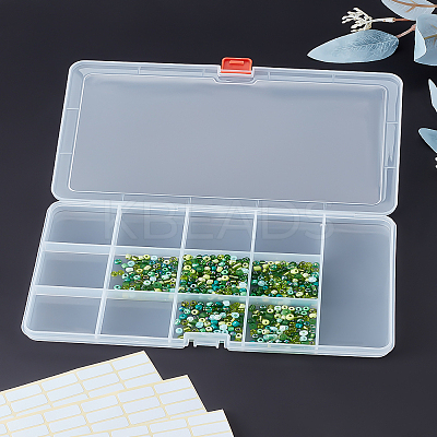 1Pc 15 Grids Plastic Bead Container CON-LP0001-47-1
