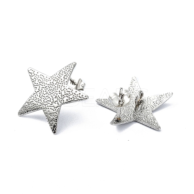 Non-Tarnish 304 Stainless Steel Stud Earring Findings STAS-L024-002P-02-1