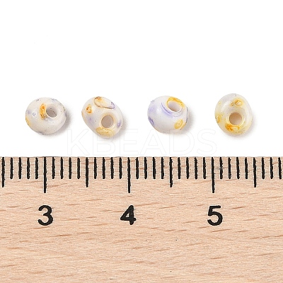 Picasso Glass Seed Beads SEED-Q038-03L-1