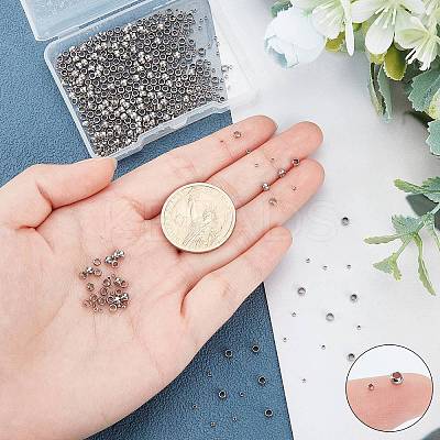 600Pcs 2 Style 304 Stainless Steel Spacer Beads STAS-PH0003-77-1