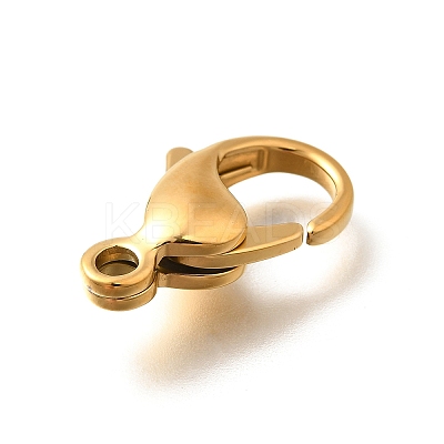 316 Stainless Steel Lobster Claw Clasps STAS-D288-09G-1