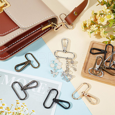 10Pcs 5 Colors Zinc Alloy Swivel Clasps FIND-HY0003-09-1