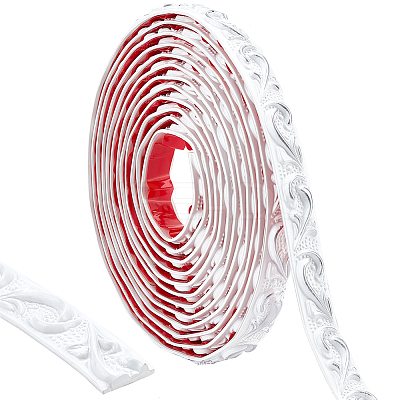 1 Roll PVC Self-Adhesive Flexible Molding Trim FIND-CP0002-10A-1