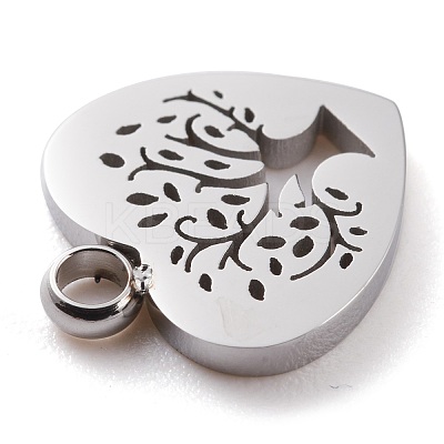 Non-Tarnish 304 Stainless Steel Charms STAS-Y002-05P-1