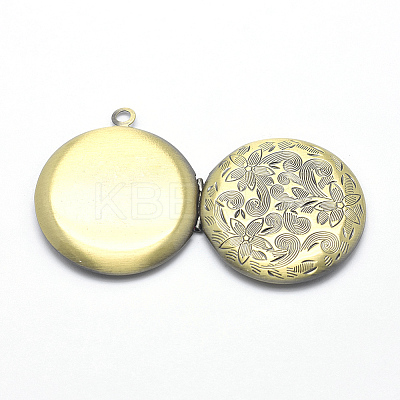 Brass Locket Pendants X-KK-F717-41AB-NR-1