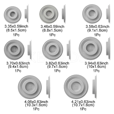 8Pcs 8 Sizes PE and Flocking Bead Design Boards ODIS-YW0001-01-1