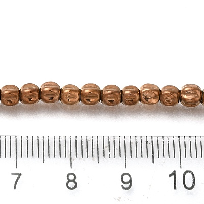 Electroplated Synthetic Non-magnetic Hematite Beads Strands G-C154-A01-01E-1