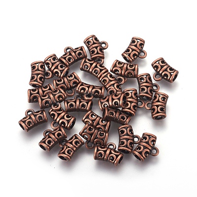 Tibetan Style Alloy Hangers TIBEP-QA785-R-LF-1