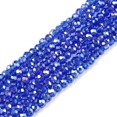 Electroplate Glass Beads Strands LS-EGLA-A044-T1mm-B31-1