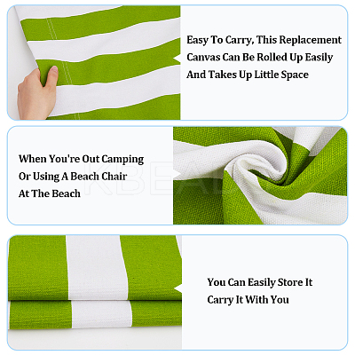 Stripe Chair Cloth Canvas AJEW-WH20002-25A-03-1