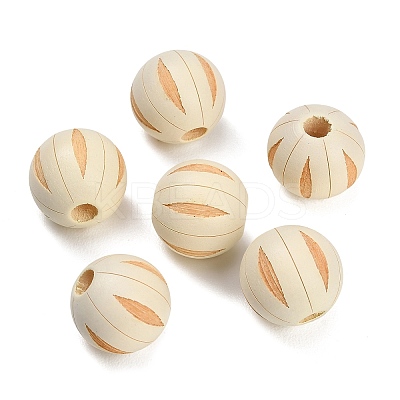Schima Wood European Beads WD-CBA7A54-01-1