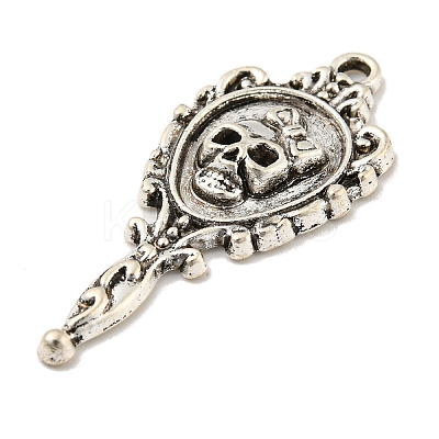 Tibetan Style Alloy Pendants TIBE-L013-09AS-01-1
