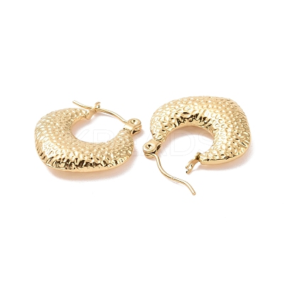 Ion Plating(IP) 304 Stainless Steel Hoop Earrings for Women EJEW-F287-09G-1