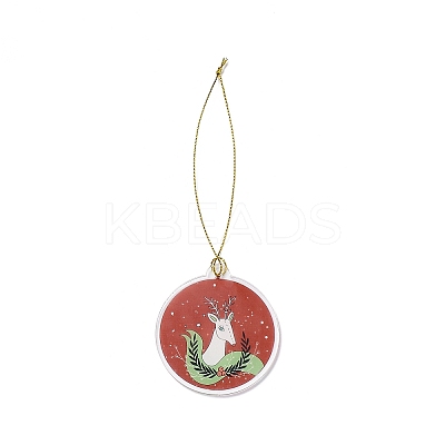 Christmas Theme Acrylic Pendant Decoration LS-HJEW-G021-01E-1