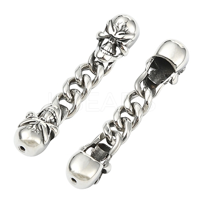 304 Stainless Steel Ends with Chain FIND-CJC0012-141C-1