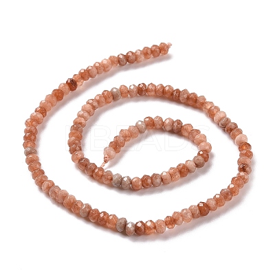 Dyed Natural Malaysia Jade Rondelle Beads Strands X-G-E316-2x4mm-42-1